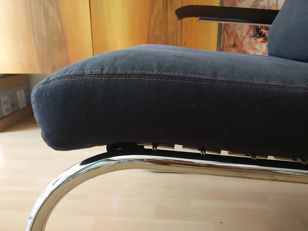 Coppia di poltrone Gipsy in tessuto antracite di Felicerossi 83