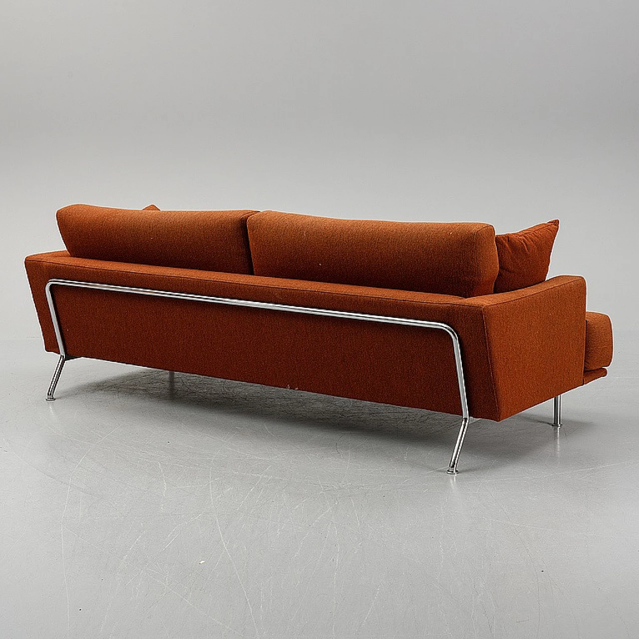 Divano NEST 253 in arancio mattone di Piero Lissoni per Cassina, 1999 6