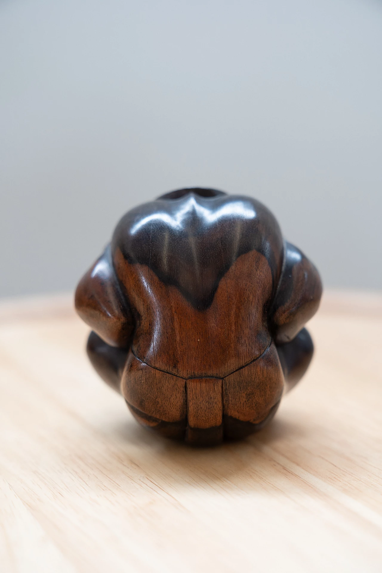 Japanese wooden monkey figurine, 2010 4