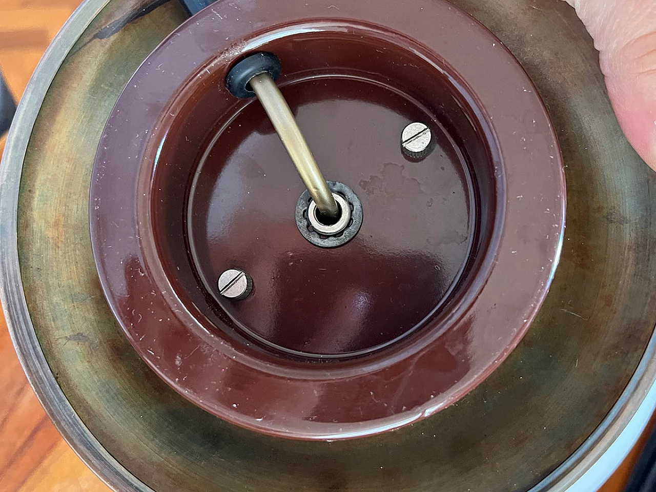 Lampada da tavolo a sfera in vetro di Murano di Veart, anni '60 4