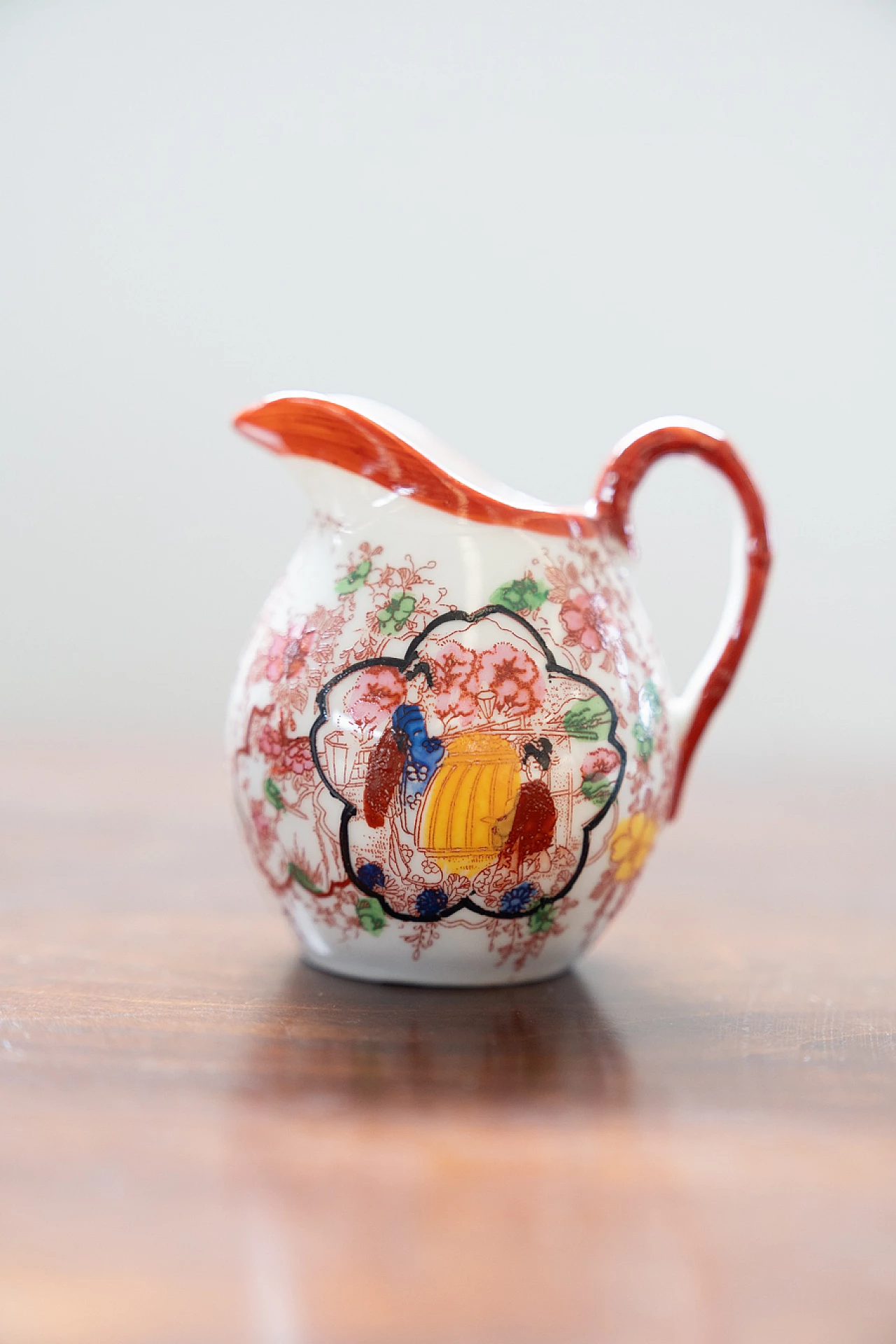 Japanese painted porcelain tea set, 1970s 4