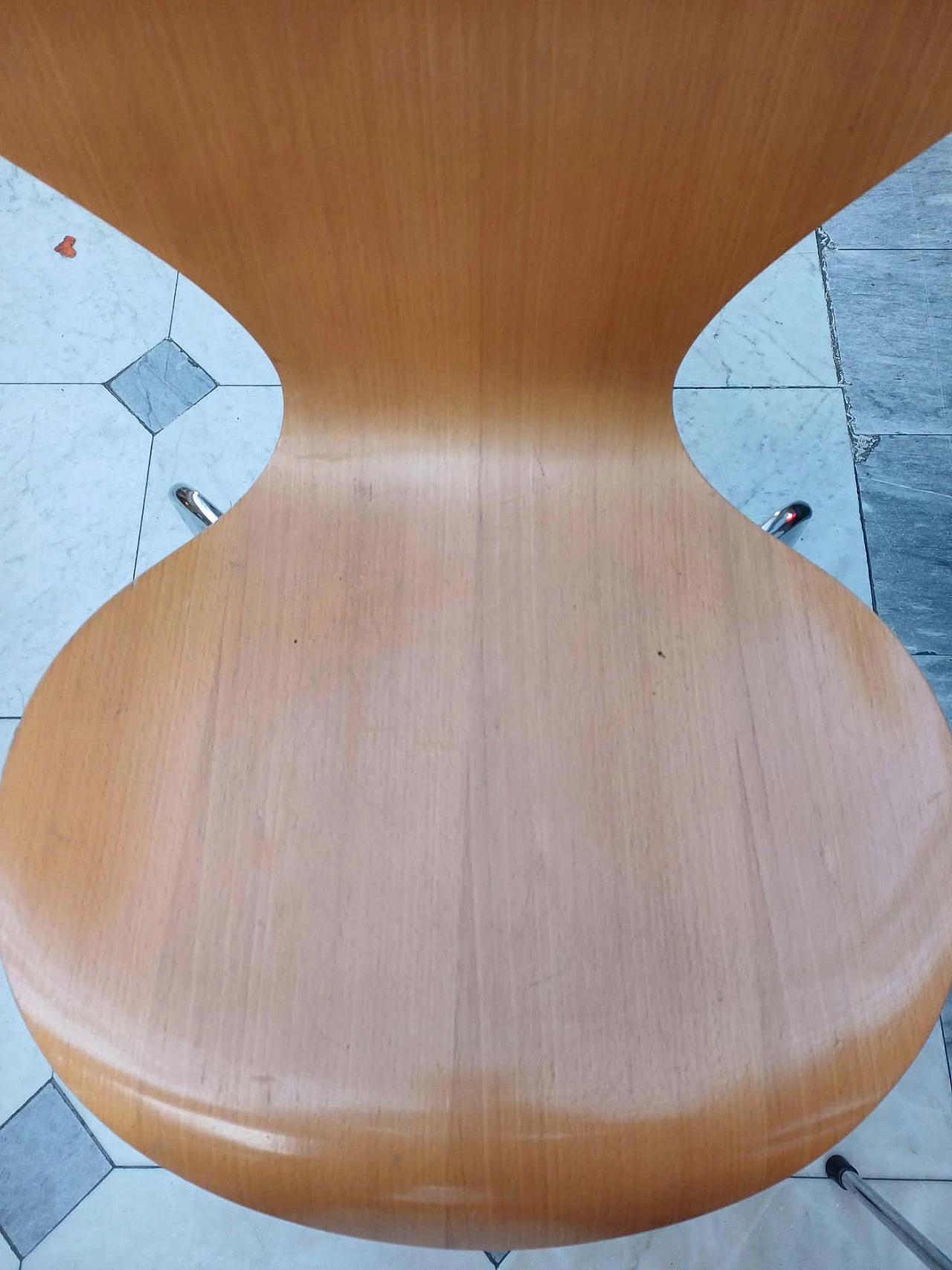 4 Series 7 wooden chairs by Arne Jacobsen for Fritz Hansen, 1992 11