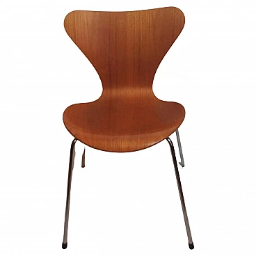 Sedia Serie 7 in legno di Arne Jacobsen per Fritz Hansen, 1992