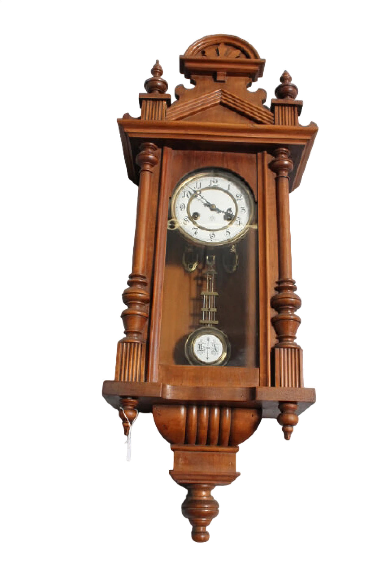 Walnut Junghans pendulum clock, early 20th century 16