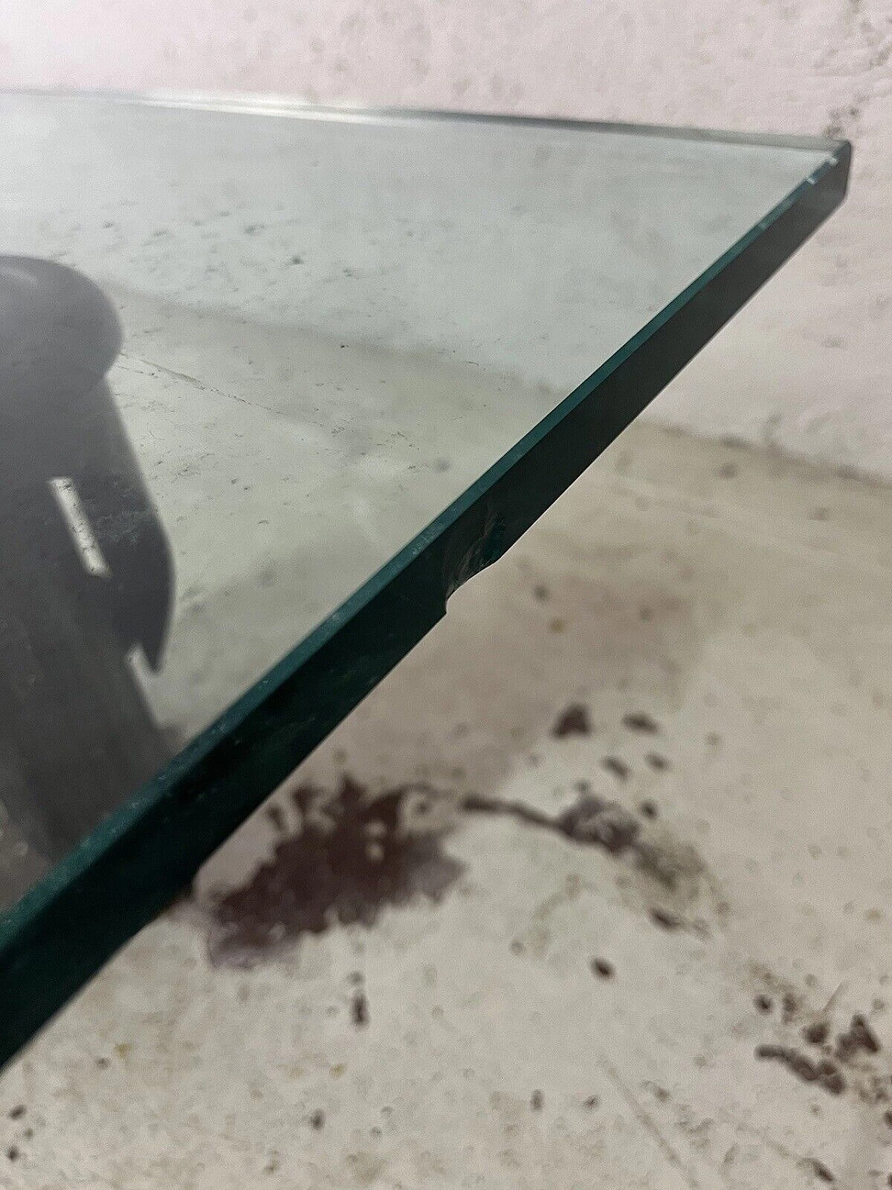 Glass coffee table by Gae Aulenti for Fontana Arte, 1970s 11