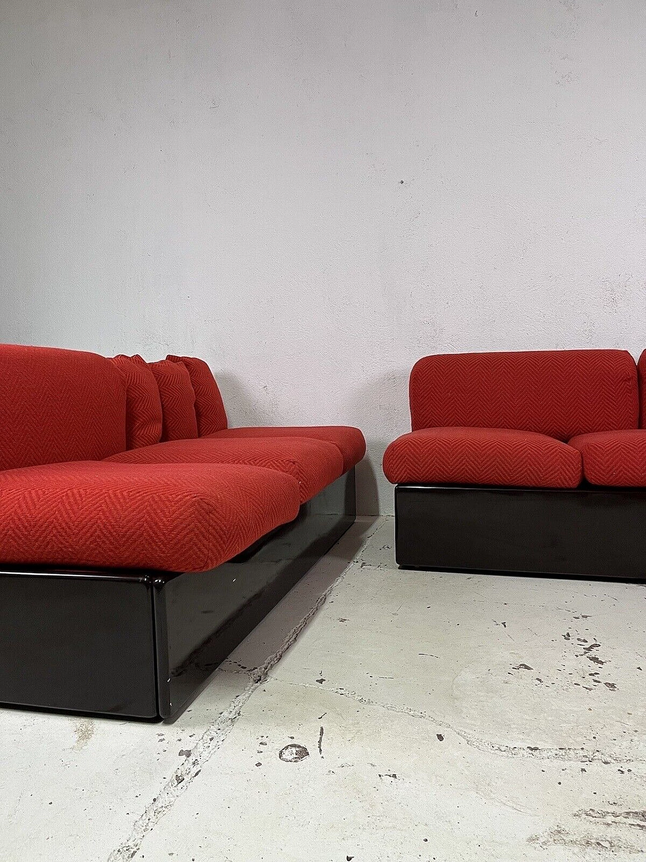 Pair of sofas by Luigi Caccia Dominioni for Azucena, 1960s 14