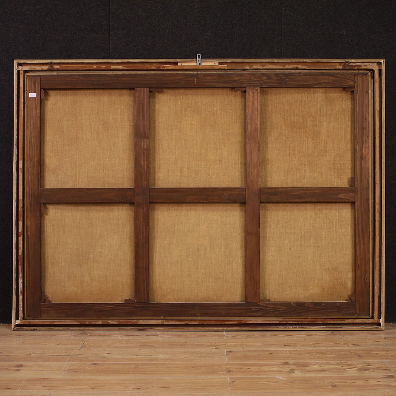 Moses makes water flow from the rock, oil on canvas, 18th century 8