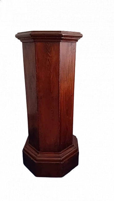 Wooden column, 19th century