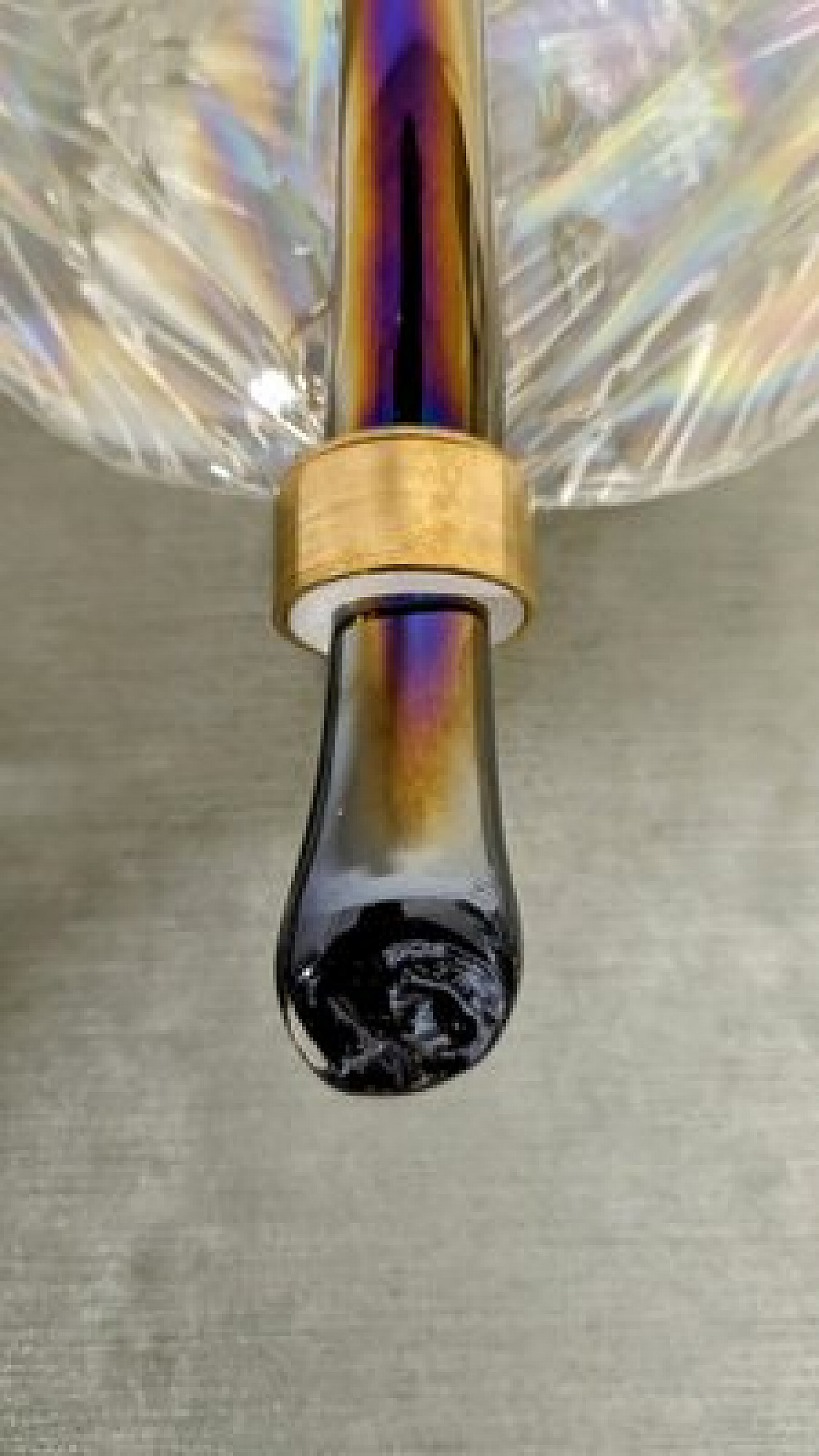 3 Lampade da parete Foglia in vetro di Murano, anni '70 4