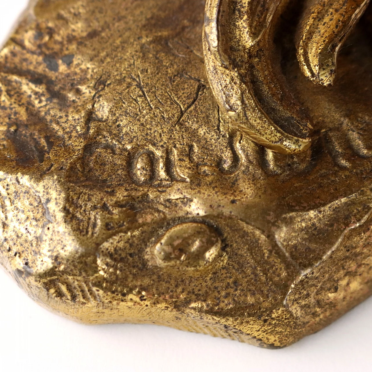 Scultura in bronzo di domatore con cavallo, in stile Coustou, '800 8