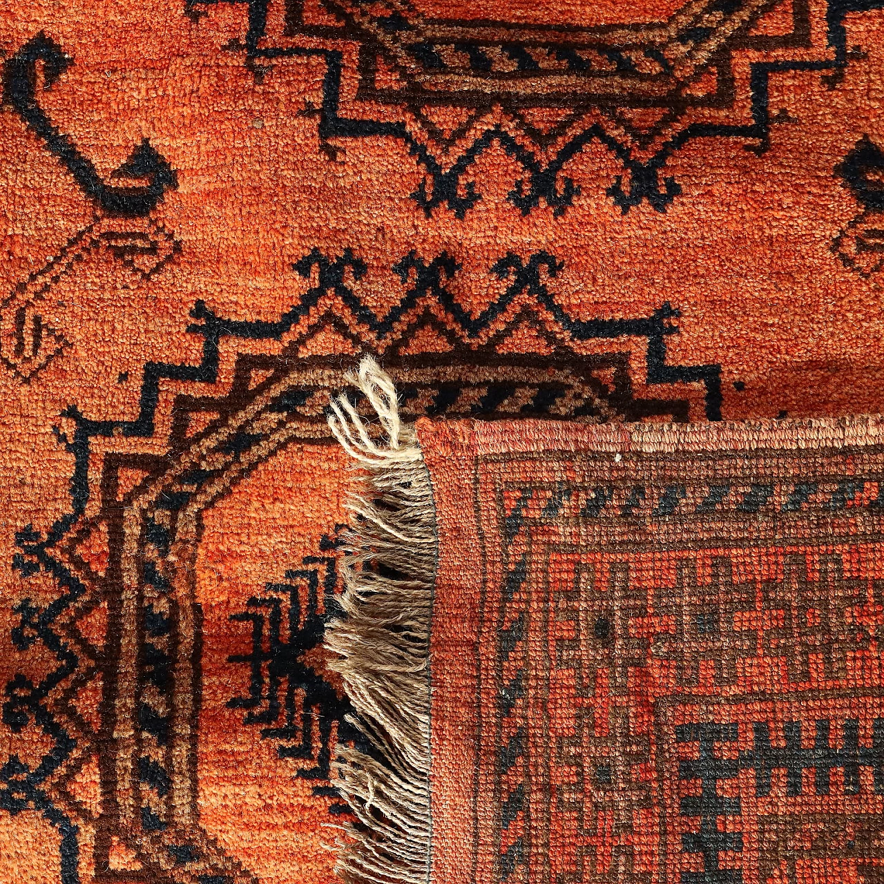 Bukhara Afghan wool carpet 8