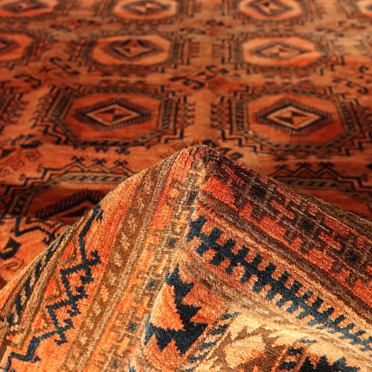 Bukhara Afghan wool carpet 9