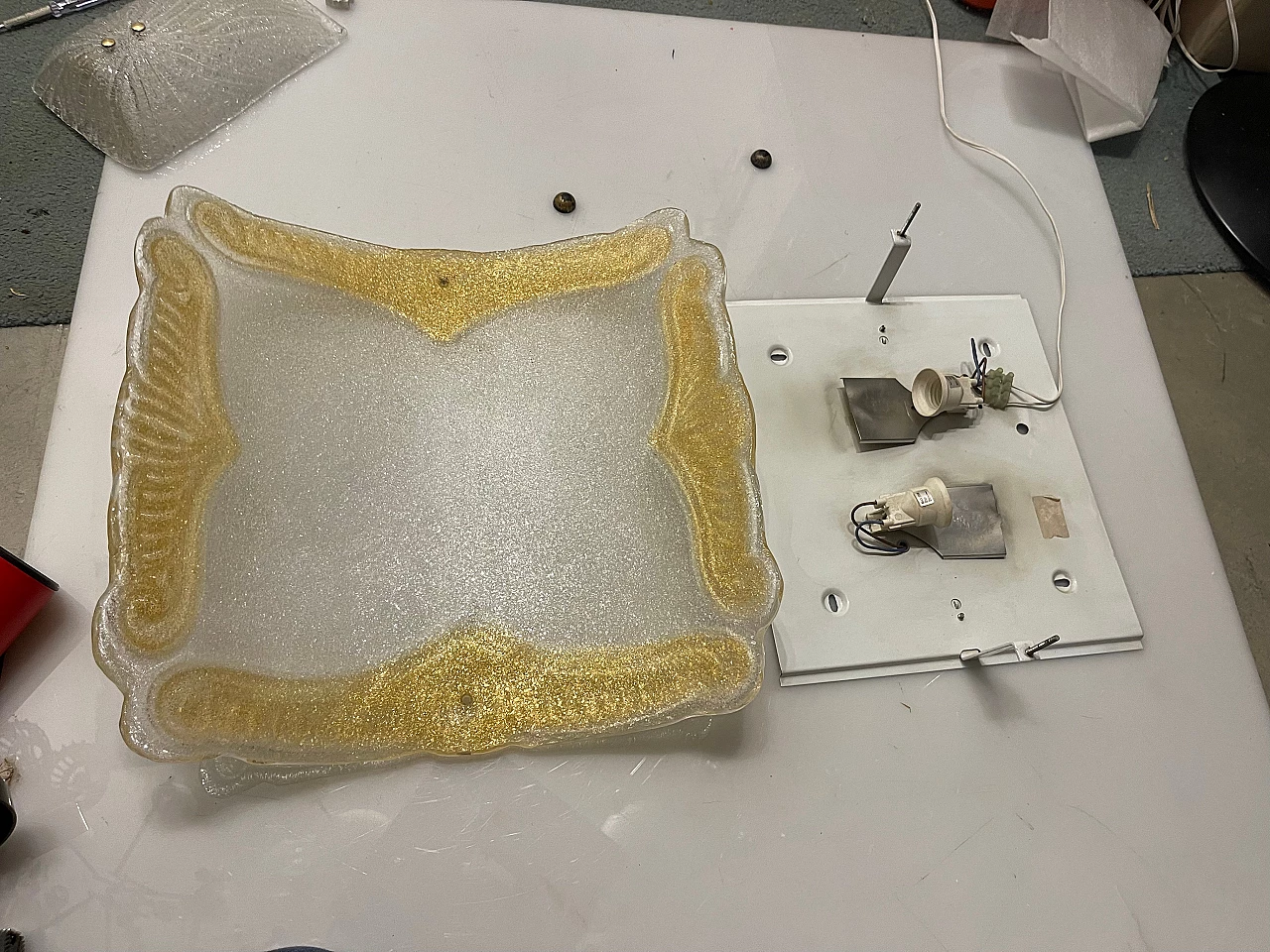 Pair of Murano glass wall sconces, 1970s 4