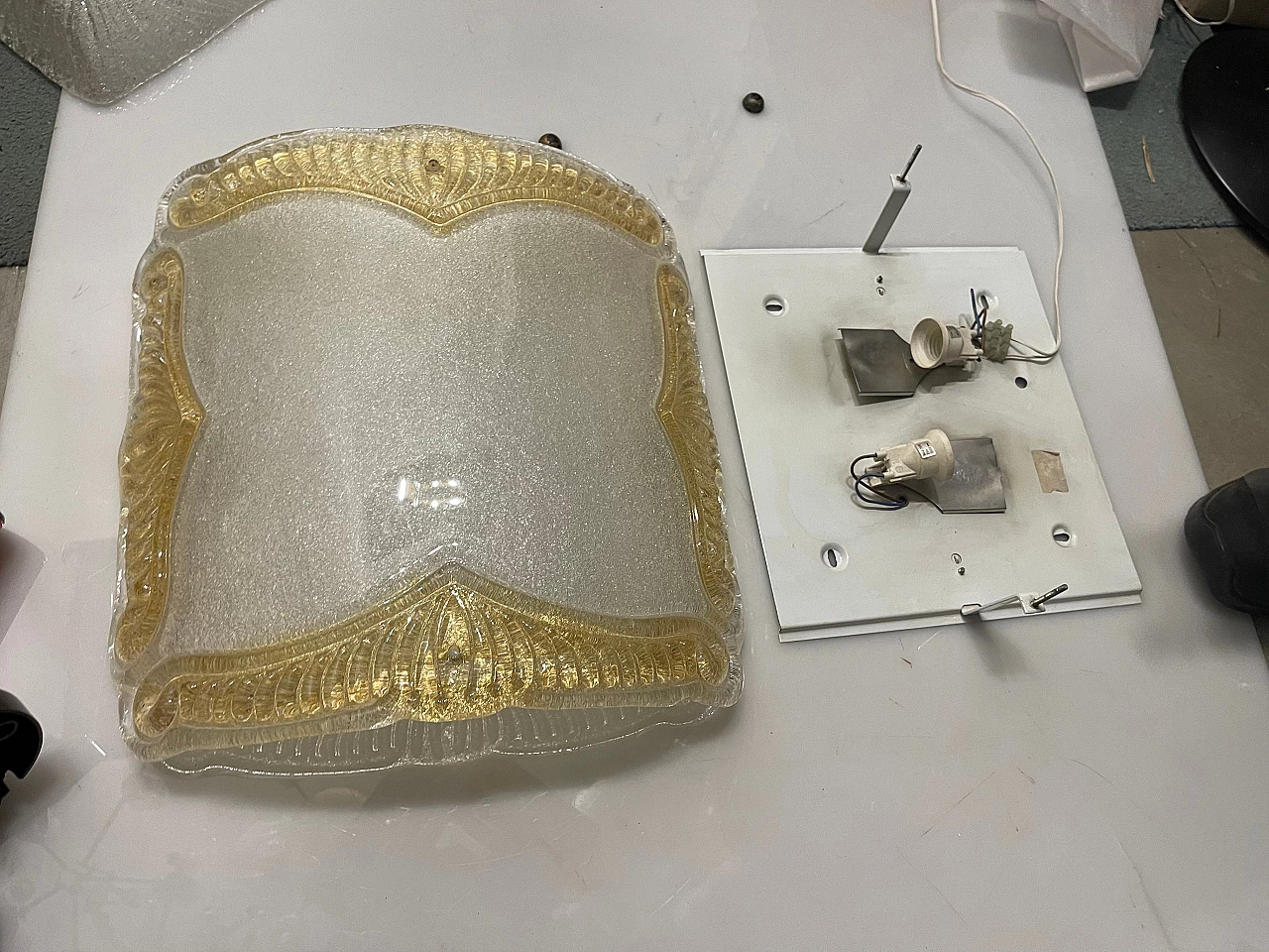 Pair of Murano glass wall sconces, 1970s 5