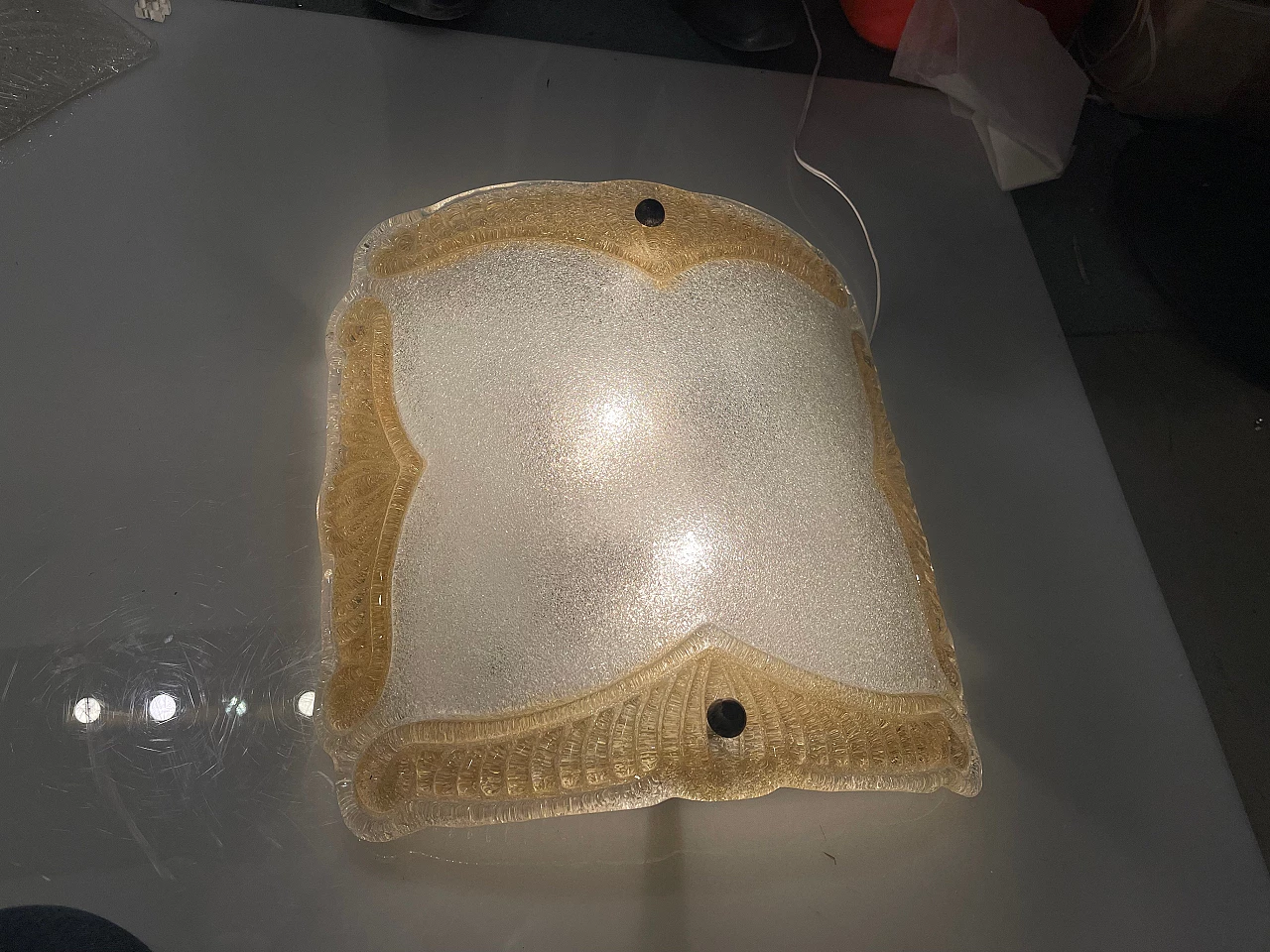 Pair of Murano glass wall sconces, 1970s 6