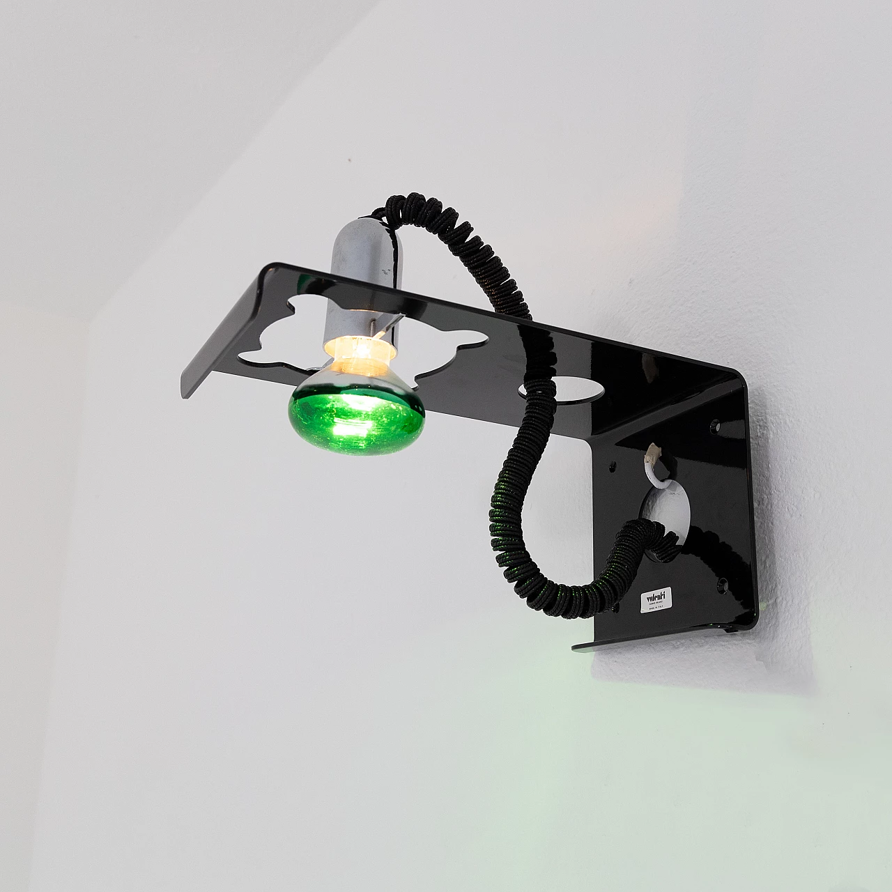 Applique Squadra nera di Ezio Didone per Valenti, anni '70 3