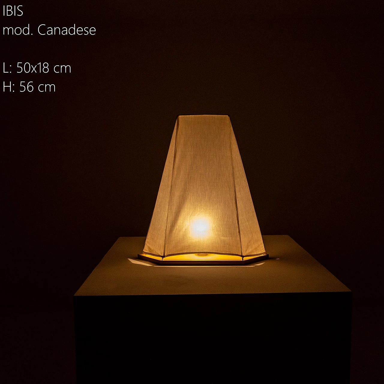 Canadese table lamp by Ibis, 1980s 9