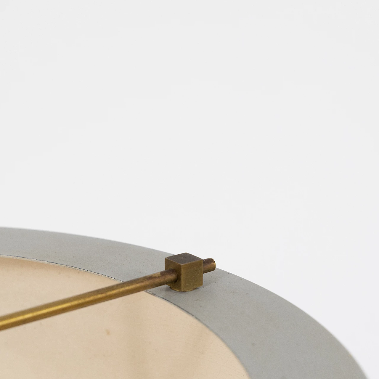 Lampadario saliscendi in metallo e plexiglass, anni '50 4