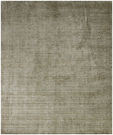 Wool and bamboo silk rug