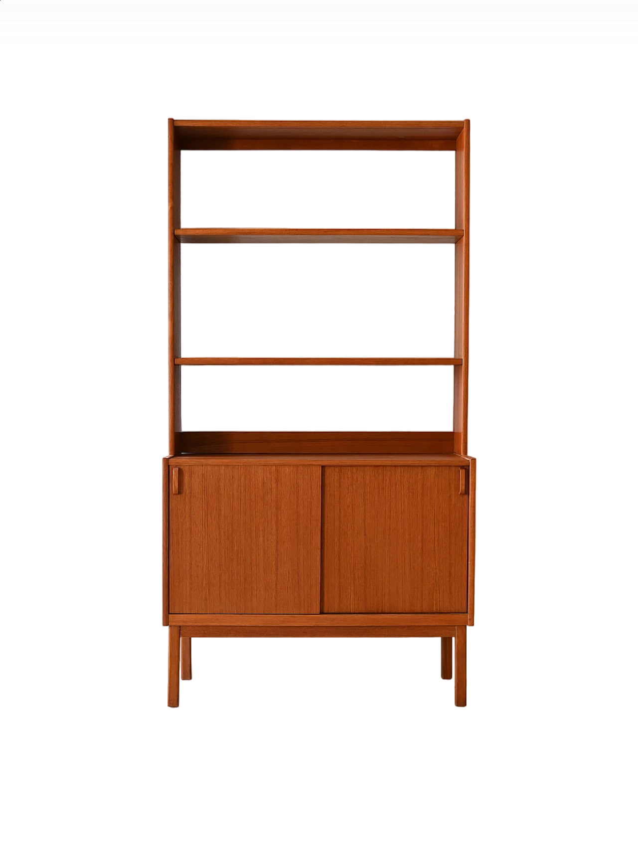 Teak bookcase with storage compartment by Bodafors, 1960s 12