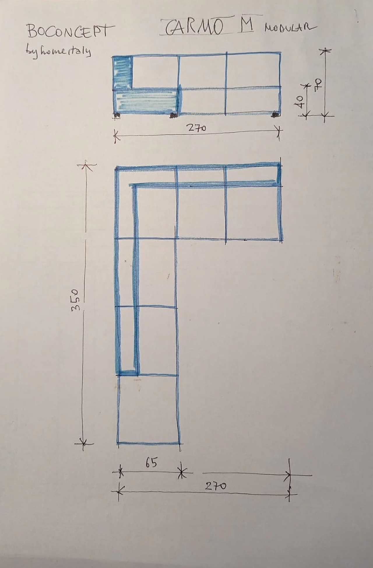Carmo modular sofa by Anders Nørgaard for Boconcept, 2000s 17