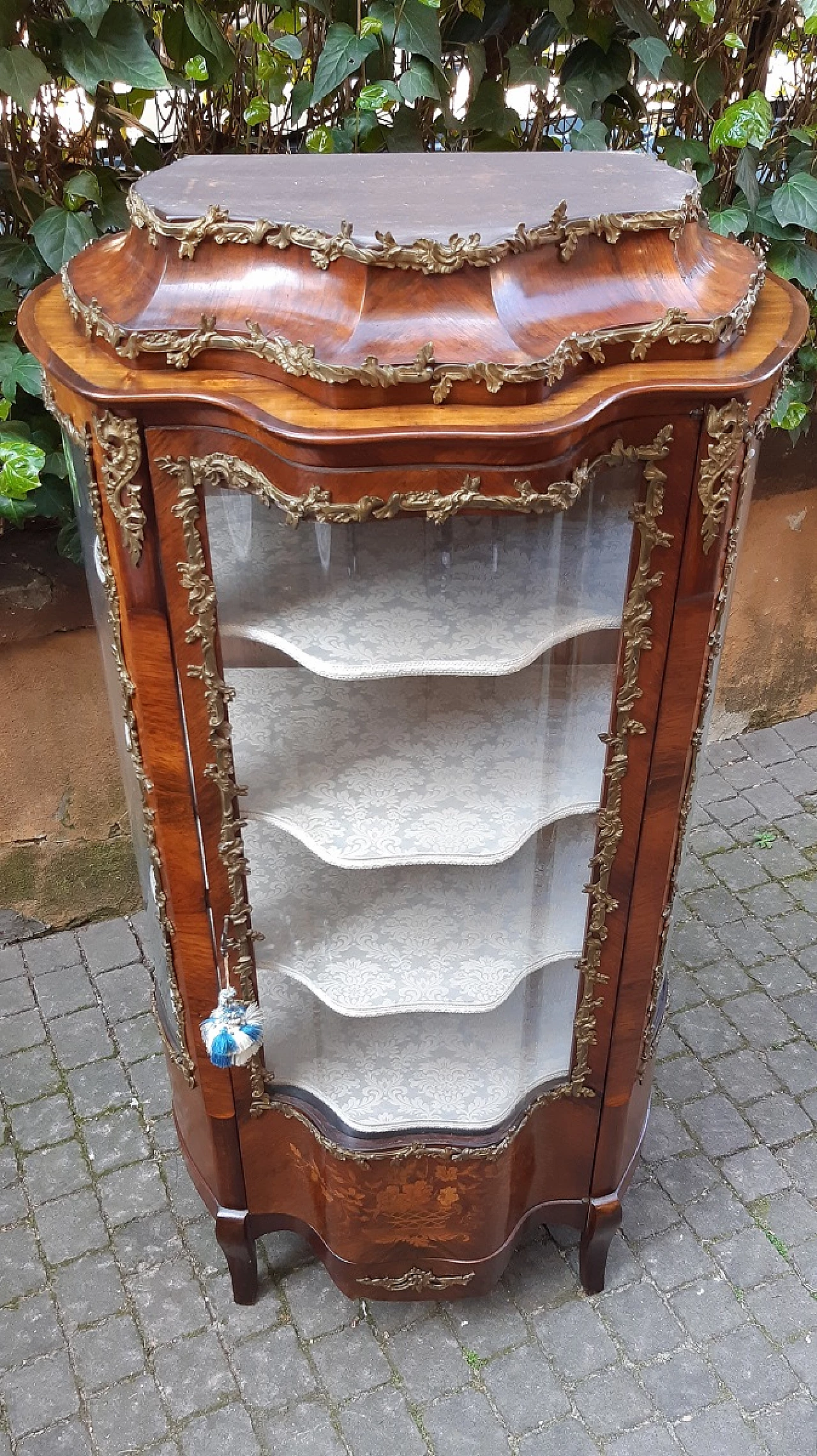 Napoleon III walnut display cabinet, second half of the 19th century 2