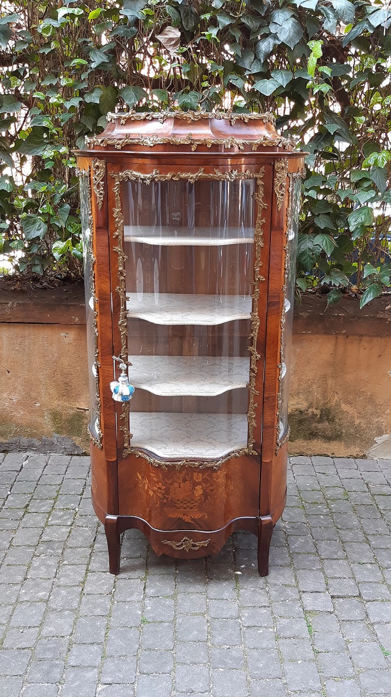 Napoleon III walnut display cabinet, second half of the 19th century 11