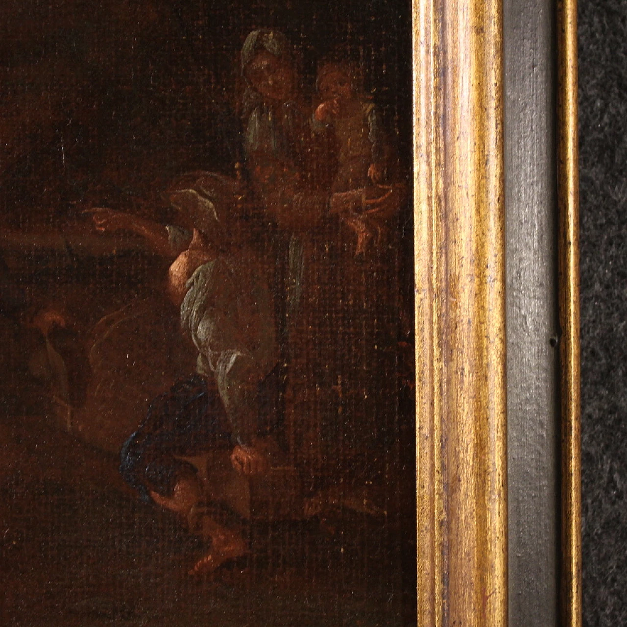 Bambocciante, oil on canvas, 17th century 8
