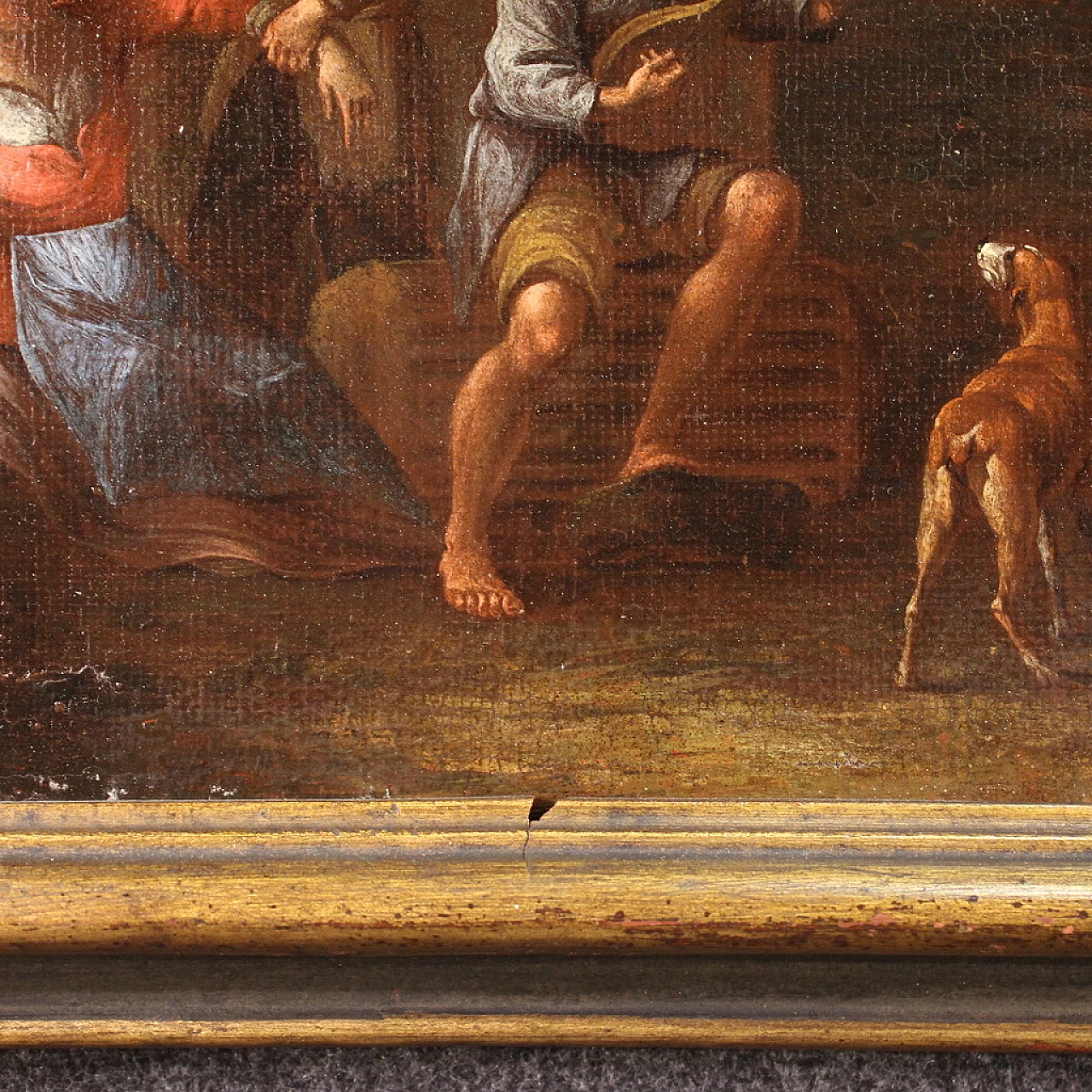 Bambocciante, oil on canvas, 17th century 15