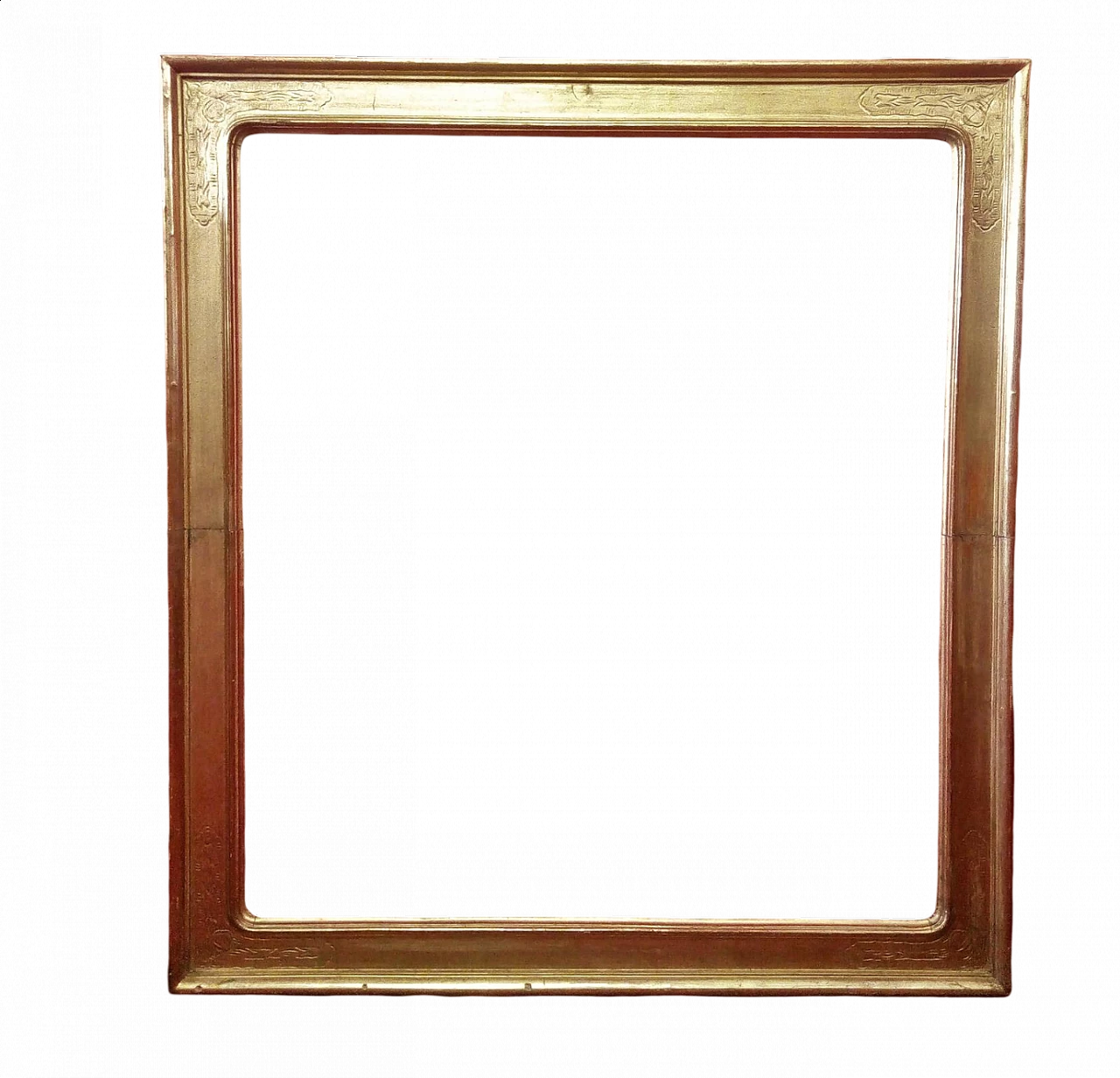 Gilded wood frame with engravings, second half of the 19th century 8