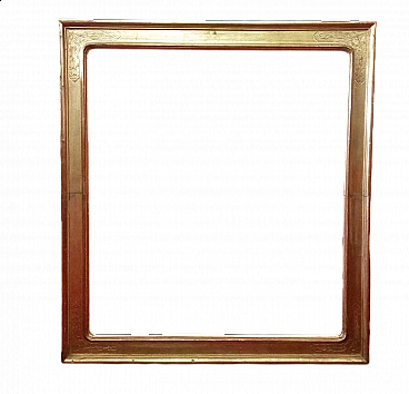 Gilded wood frame with engravings, second half of the 19th century