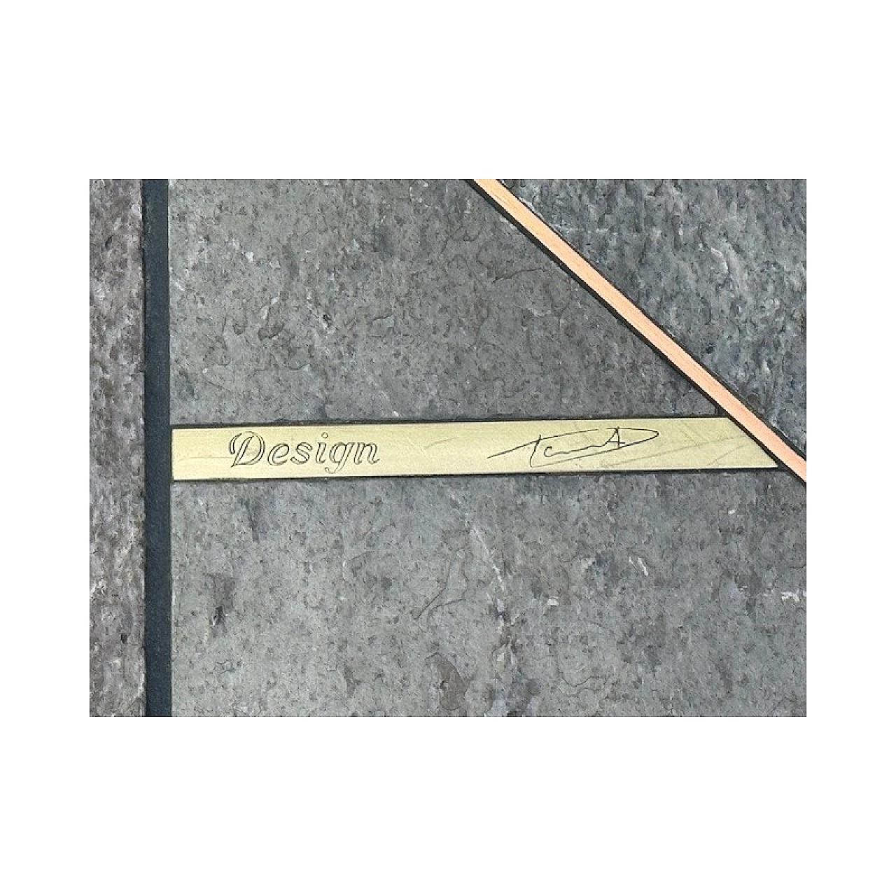 Brutalist stone coffee table by Paul Kingma, 1970s 3