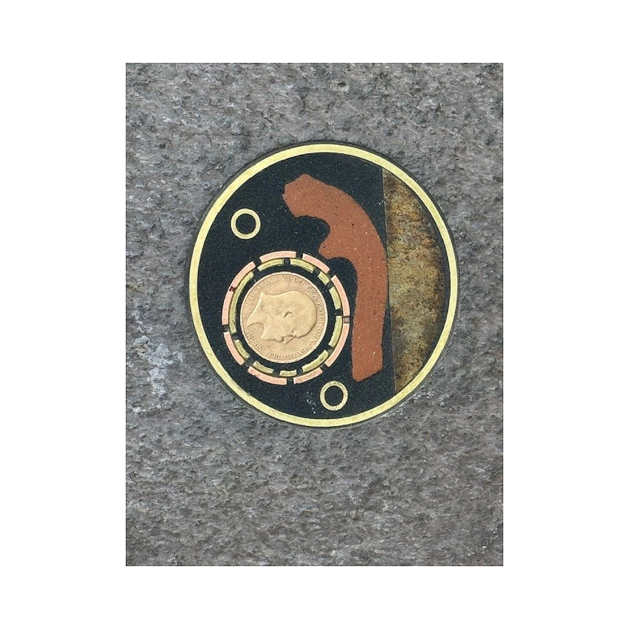 Brutalist stone coffee table by Paul Kingma, 1970s 5