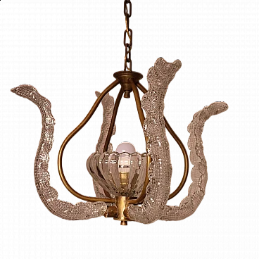 Art Deco chandelier by Ercole Barovier, 1940s