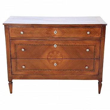 Louis XVI style inlaid wood dresser