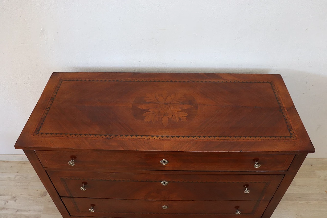 Louis XVI style inlaid wood dresser 2