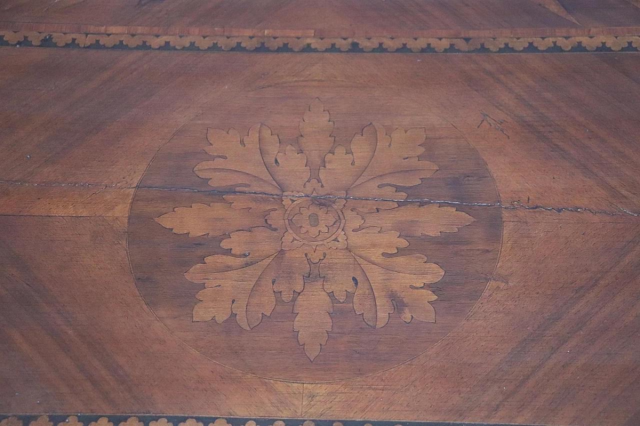 Louis XVI style inlaid wood dresser 3