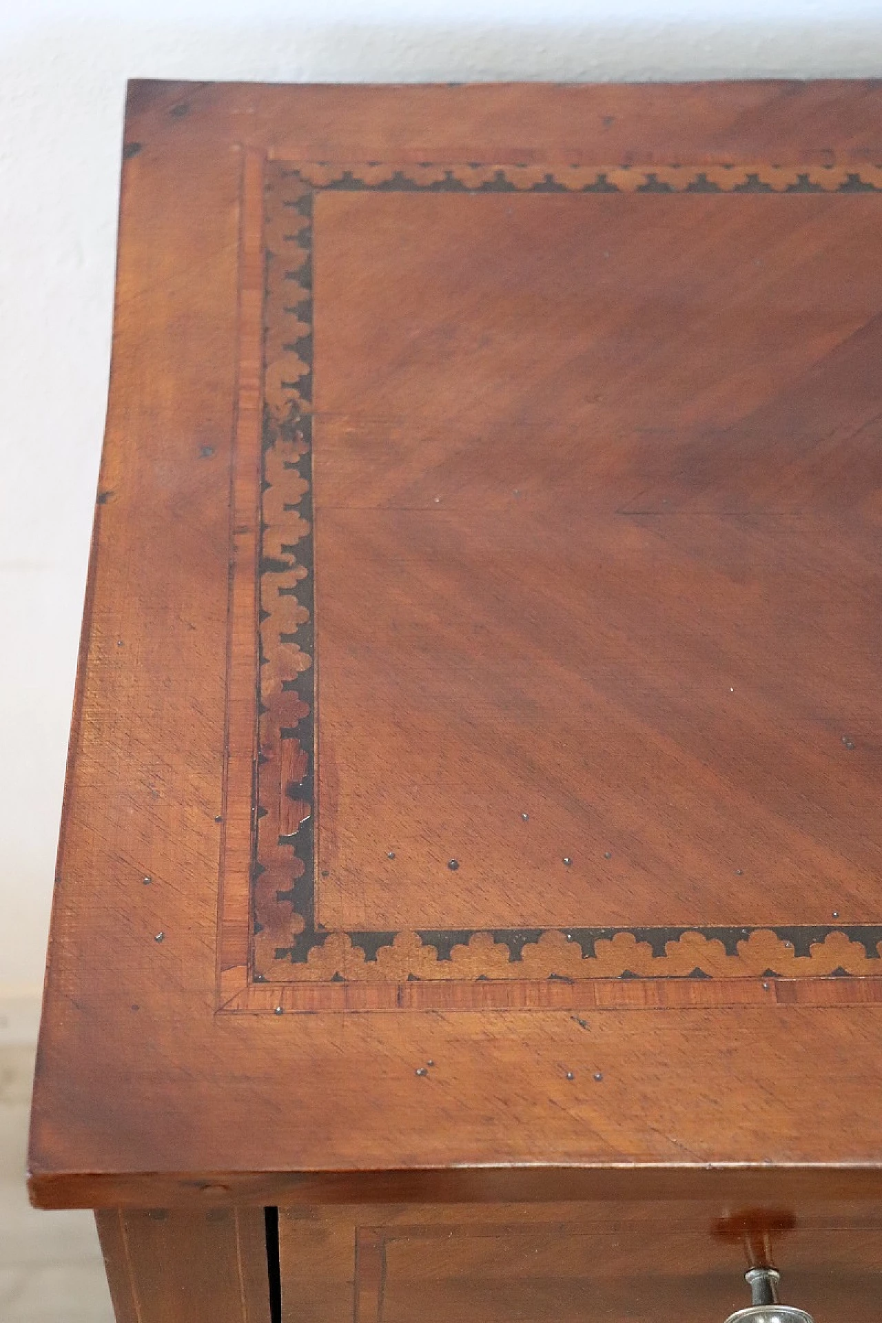 Louis XVI style inlaid wood dresser 5