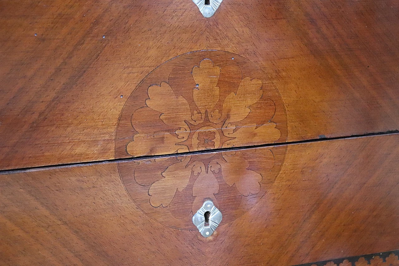 Louis XVI style inlaid wood dresser 7