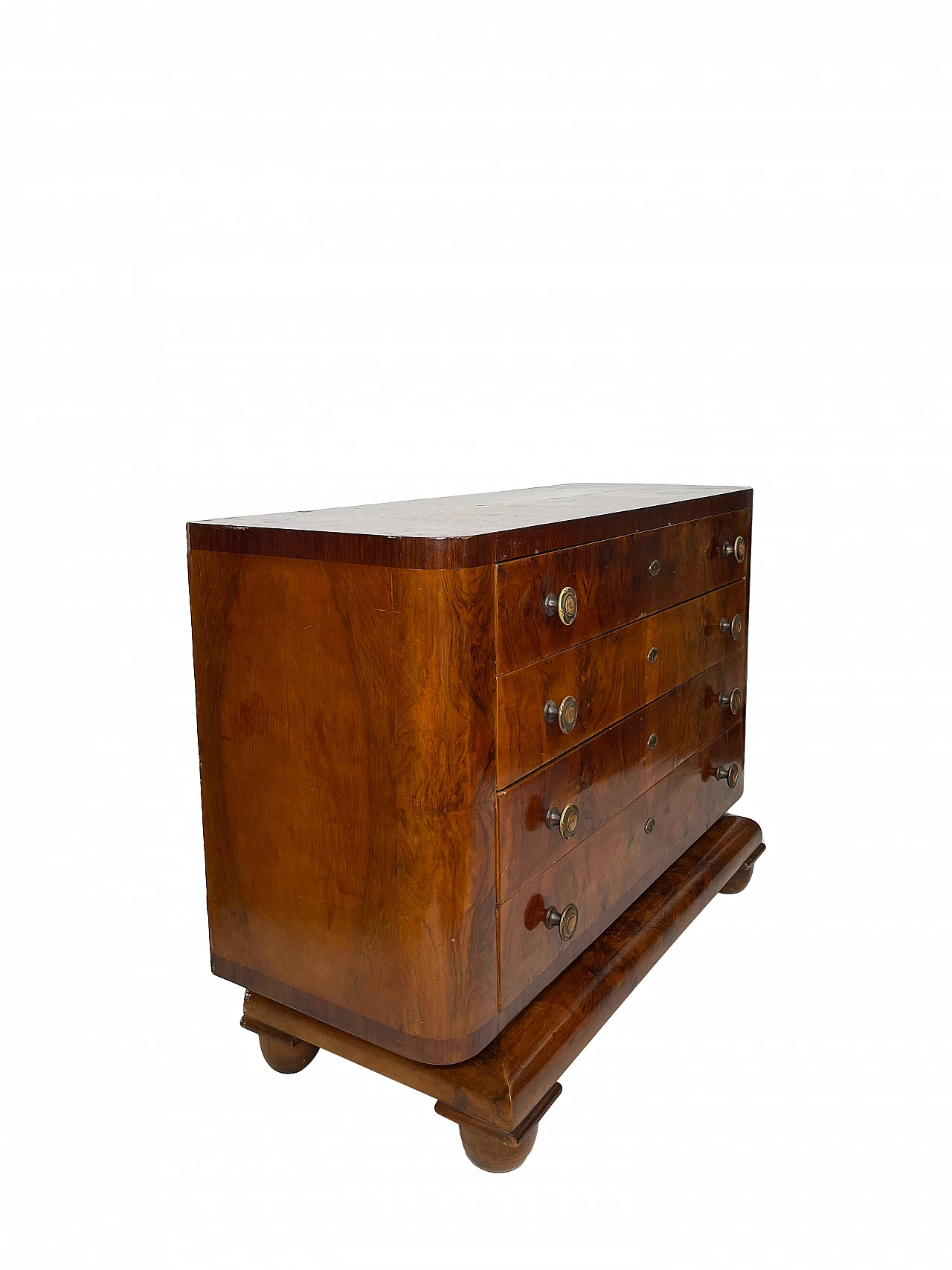 Chest of drawers in burl walnut, 1930s 14