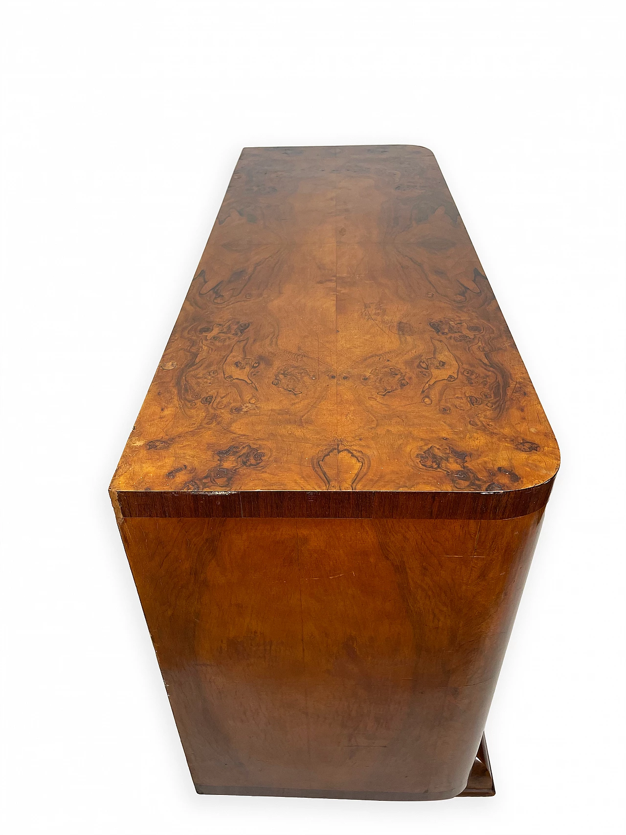 Chest of drawers in burl walnut, 1930s 18