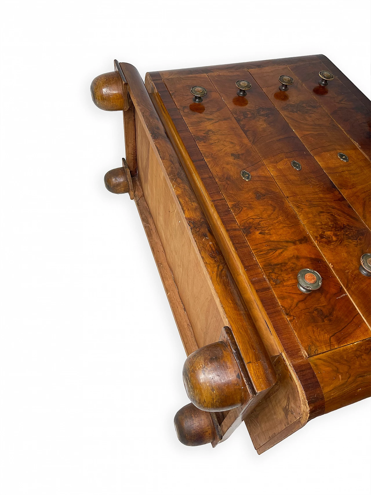 Chest of drawers in burl walnut, 1930s 26
