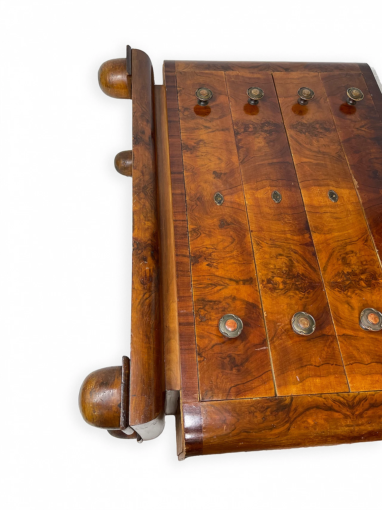Chest of drawers in burl walnut, 1930s 27