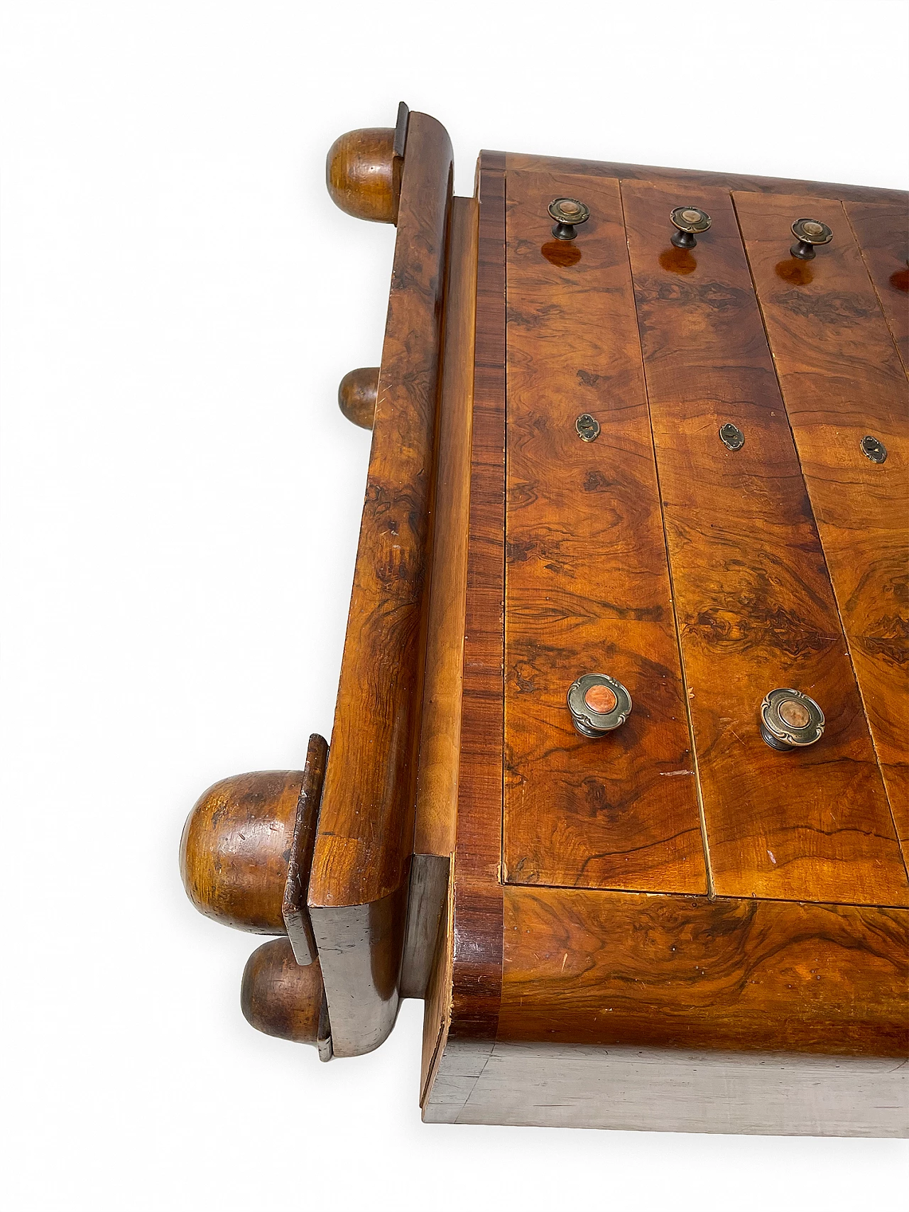 Chest of drawers in burl walnut, 1930s 28