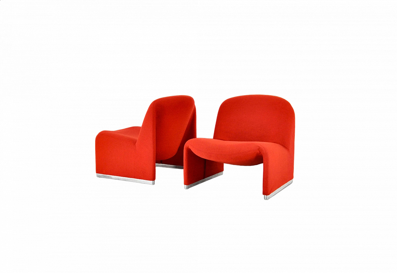 Pair of Alky armchairs by G. Piretti for Anonima Castelli, 1970s 8