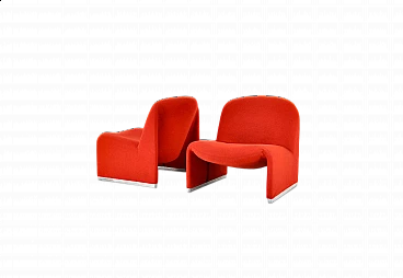 Pair of Alky armchairs by G. Piretti for Anonima Castelli, 1970s
