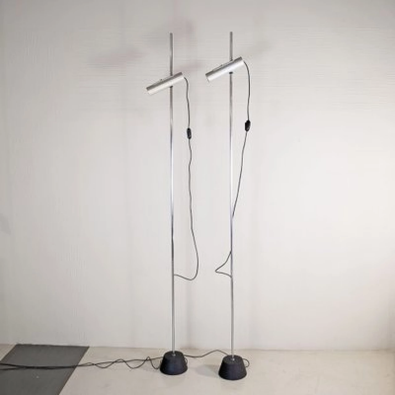 Lampada da terra 1074 di Gino Sarfatti per Arteluce, anni '50 1