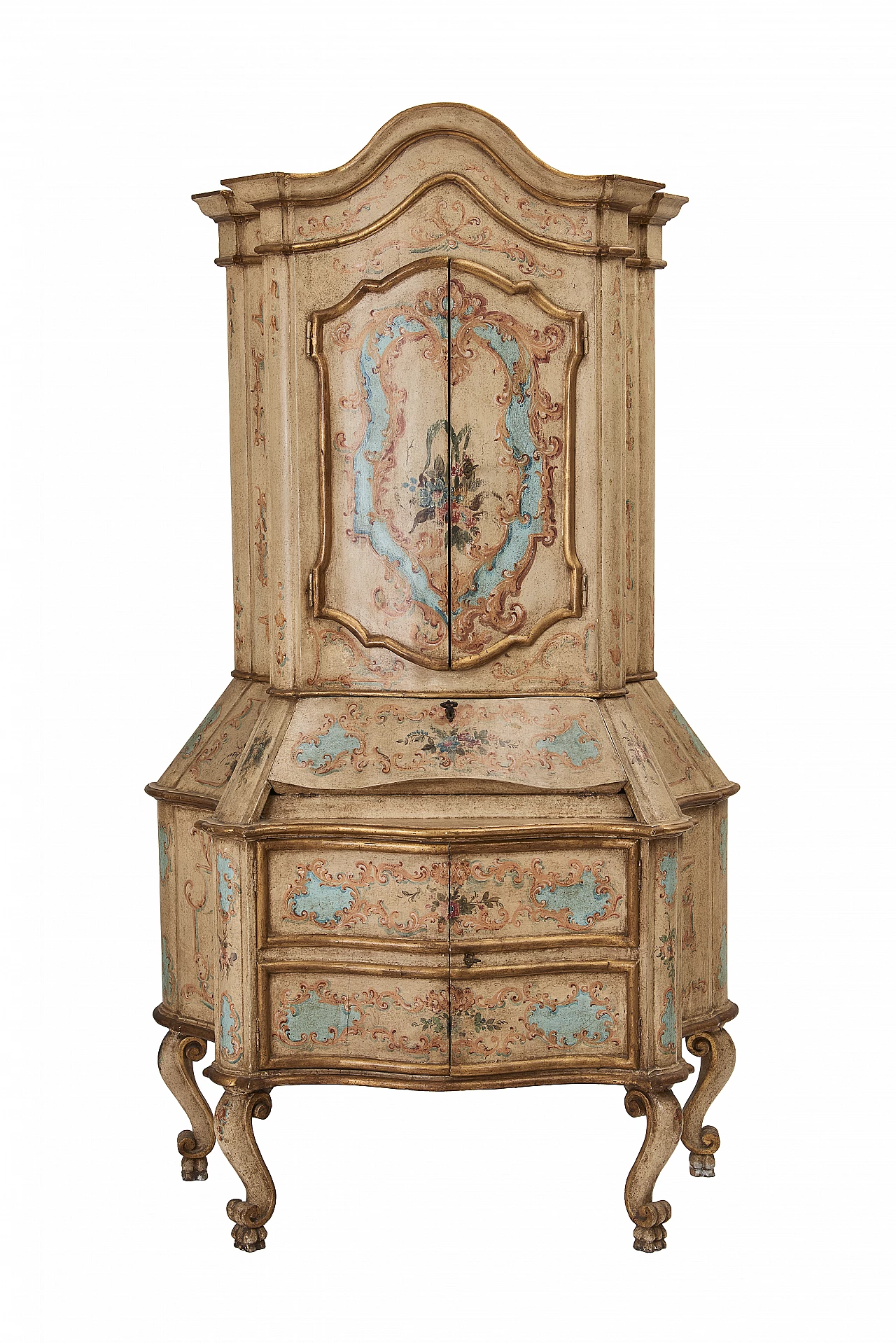 Venetian-style wooden trumeau, 1960s 1