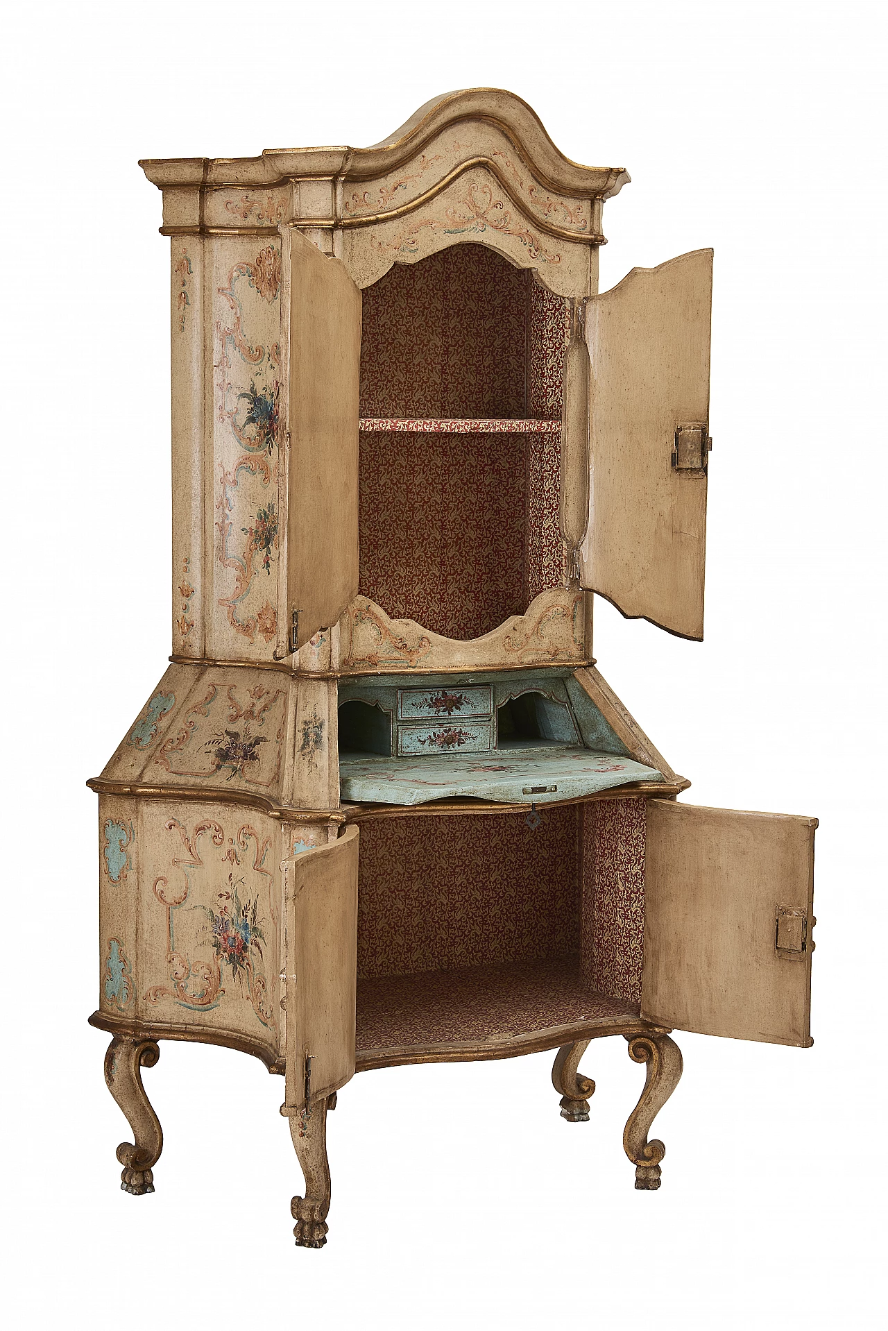 Venetian-style wooden trumeau, 1960s 3