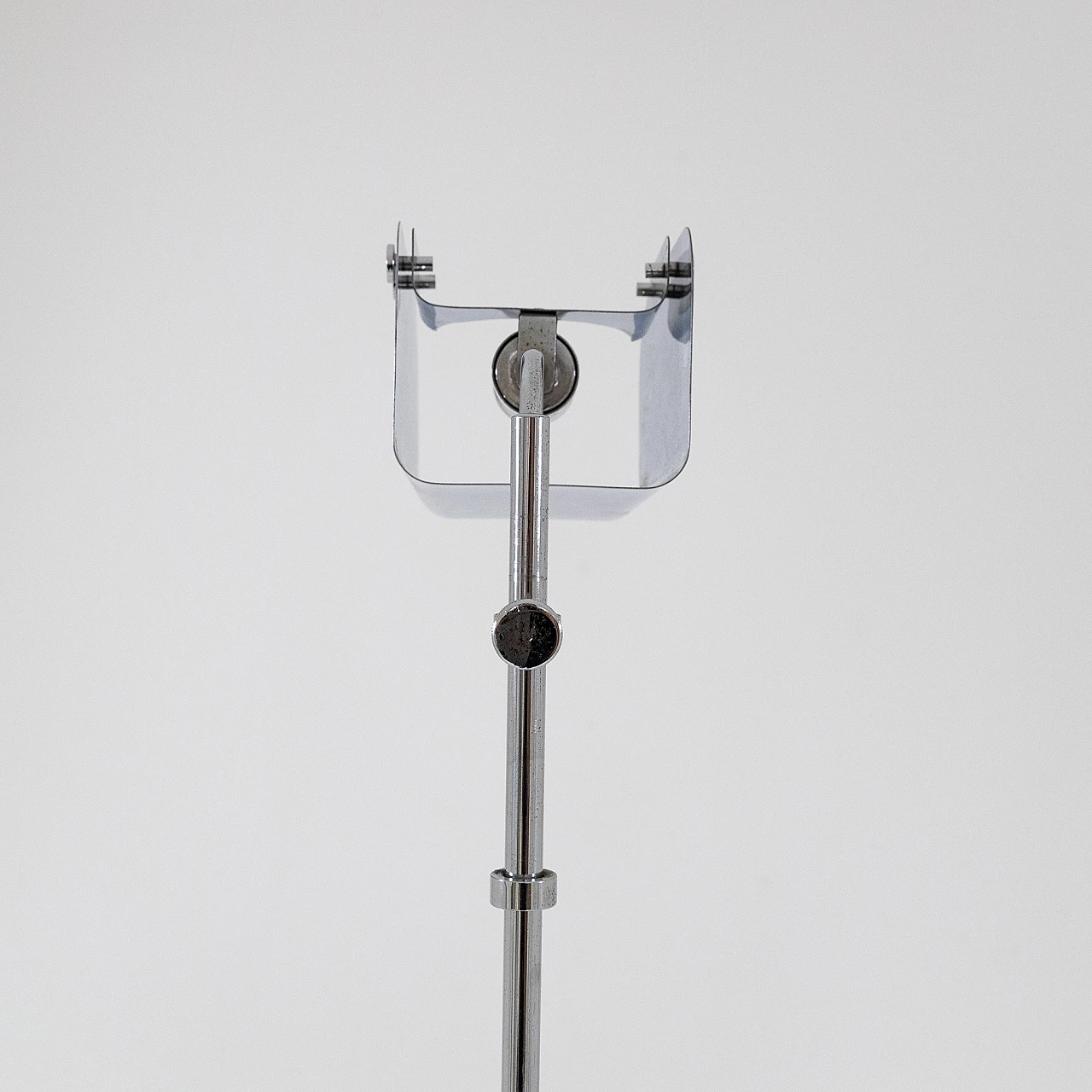 Chromed metal adjustable floor lamp, 1970s 6